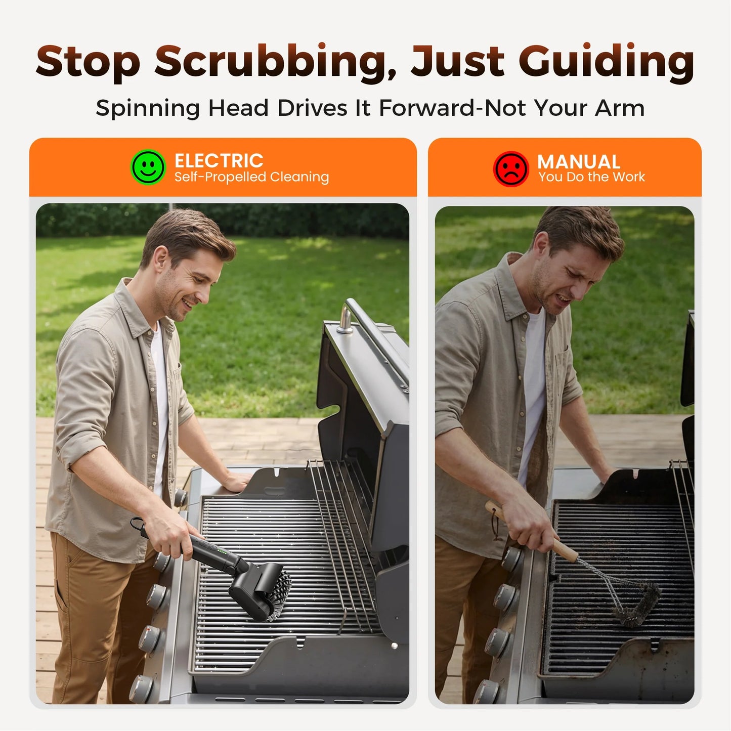 Leebein Electric Grill Brush for Outdoor